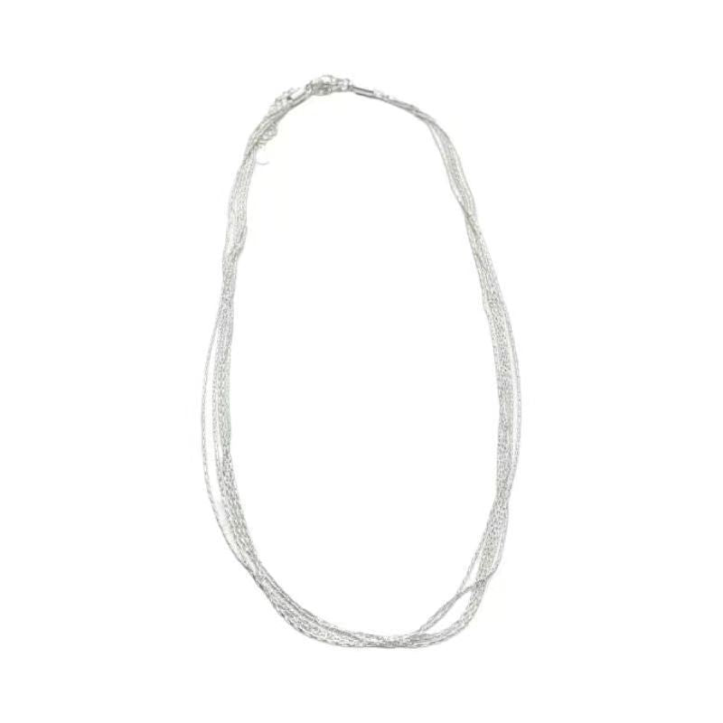 Multi-layer Small Snake Bone Necklace Simple Special-interest Design Cold Style Temperament Clavicle Chain