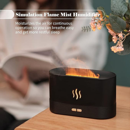 Flame Aroma Diffuser  Auto-Off Function for Room Home Office